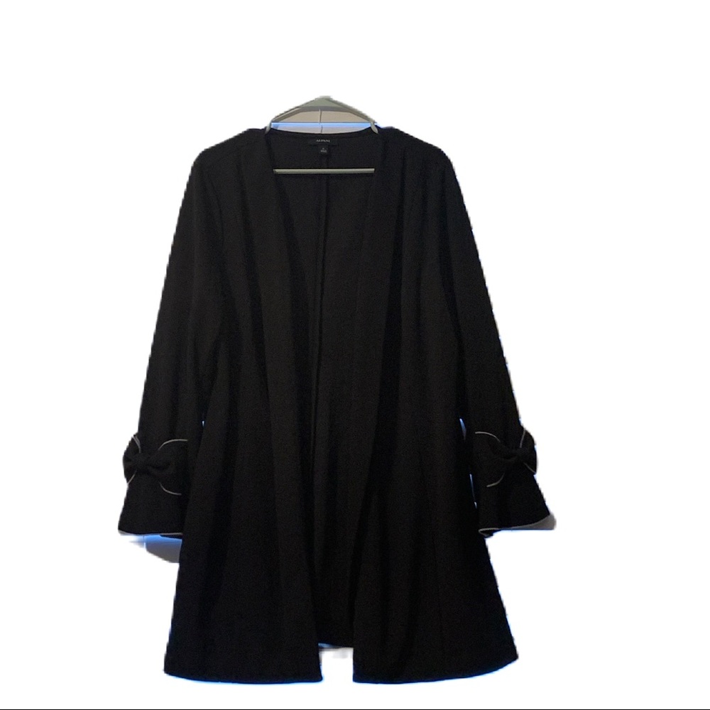 Black Bow sleeve blazer jacket coat